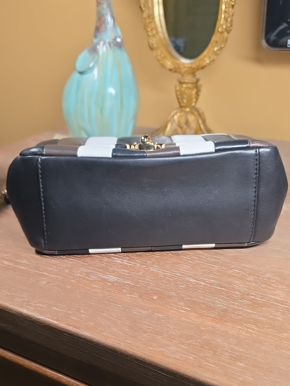 henri bendel Patchwork 712 5th Ave. Collectors Bag w/ Wallet (Retail $826) - Picture 10 of 16
